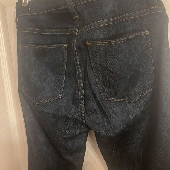 HUDSON Skinny jeans blue with black print size 26 - Picture 8 of 10